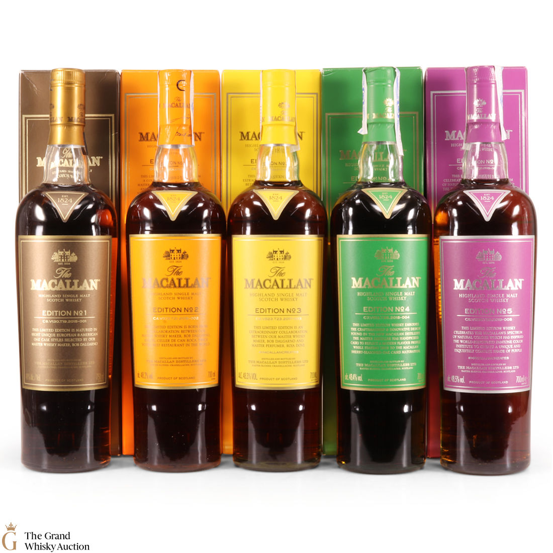 Macallan - Edition 1,2,3,4,5