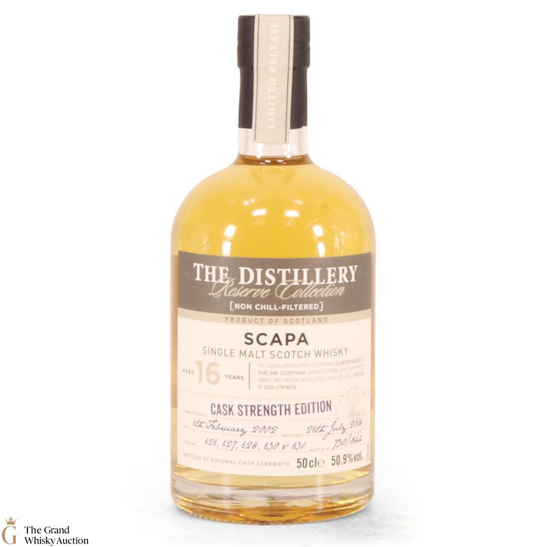 Scapa - 16 Year Old 2002 - Casks #626, 627, 628, 630 and 631.