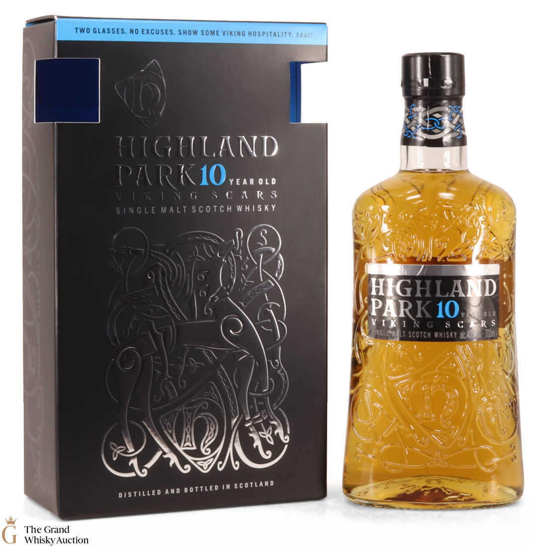 Highland Park - 10 Year Old - Viking Scars​ - With 2 x Glasses