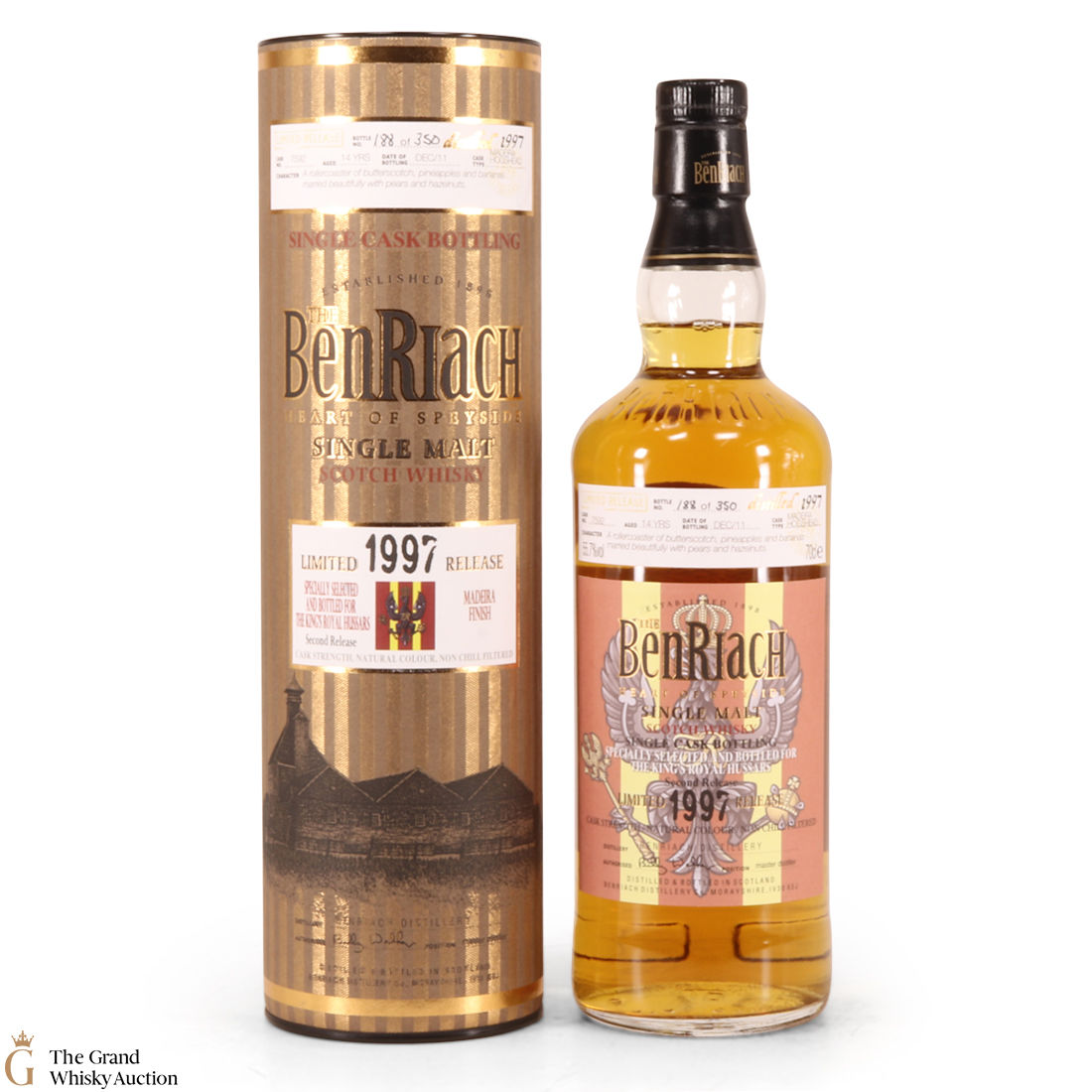 Benriach - 14 Year Old Single Cask King's Royal Hussars 2nd Release