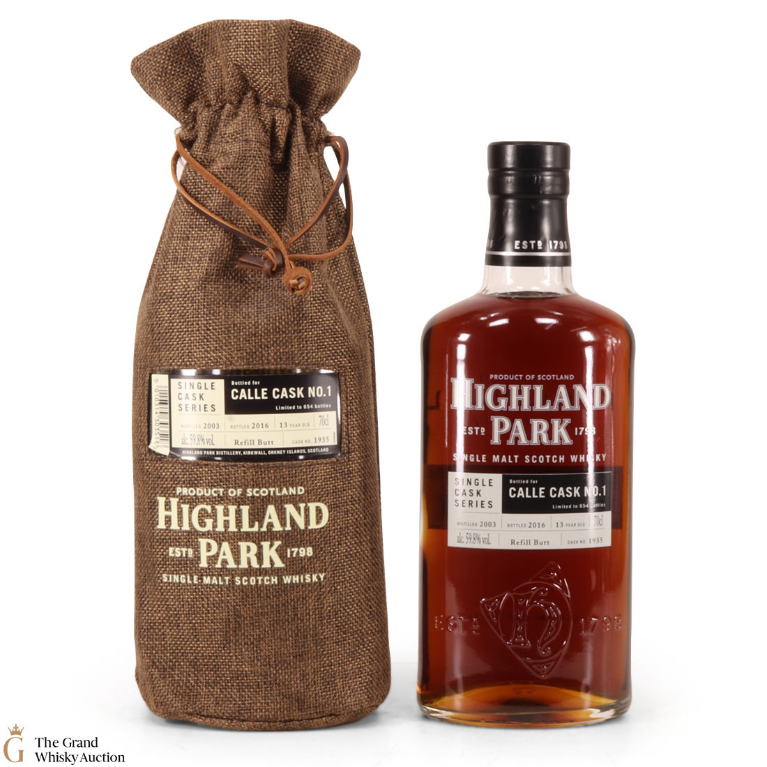 Highland Park - 13 Year Old 2003 Single Cask #1935 Calle Cask No.1
