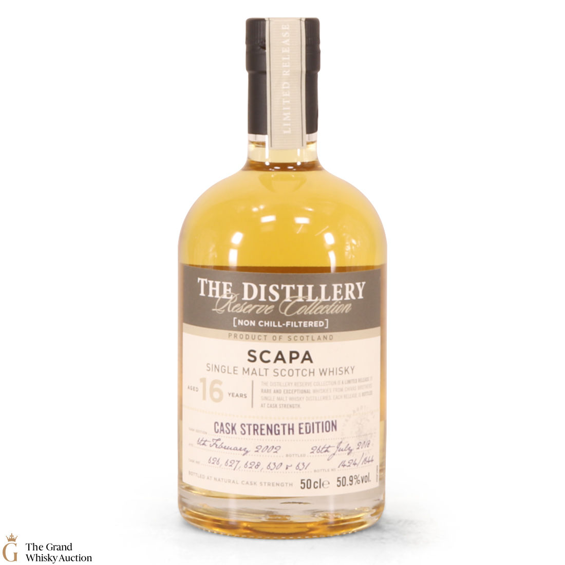 Scapa - 16 Year Old 2002 - Casks #626, 627, 628, 630 and 631.