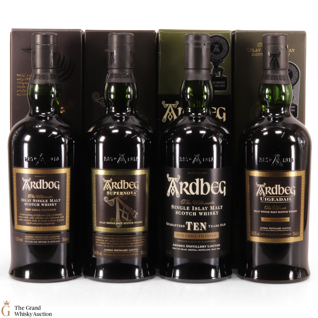 Ardbeg - Uigeadail, Ten, Supernova & Ardbog