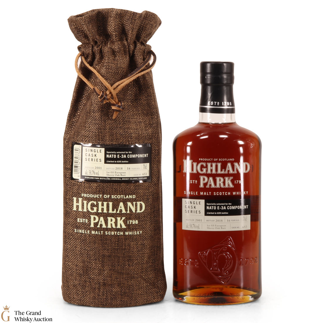 Highland Park - 16 Year Old Single Cask Series #652 Nato E-3A Component