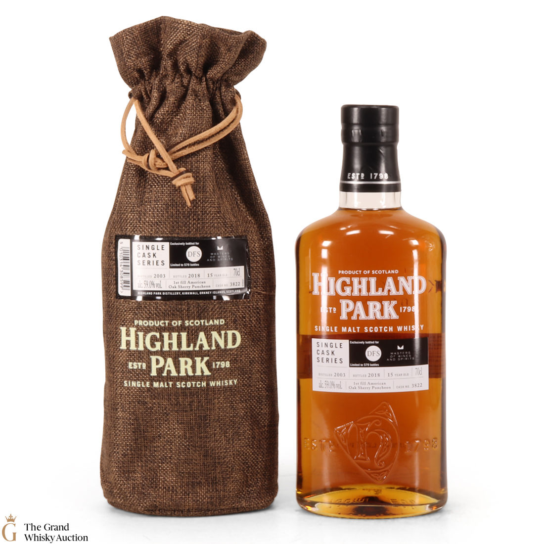 Highland Park - 15 Year Old Single Cask Series DFS #3822