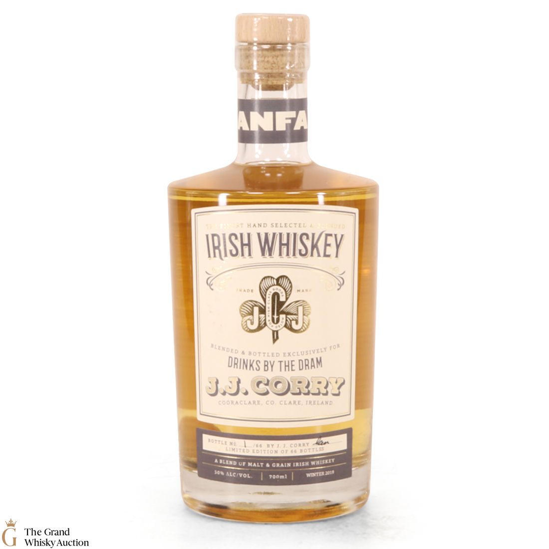 J.J. Corry - Anfa Irish Whiskey & Drinks By The Dram 50% (BOTTLE 1)