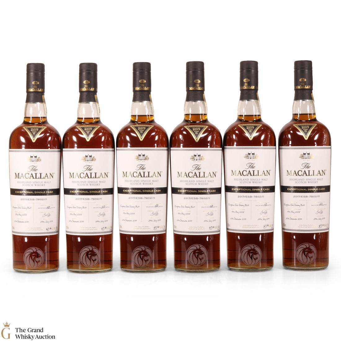 Macallan - Exceptional Single Cask 2017/ESB-7802/11 2005 (x6)