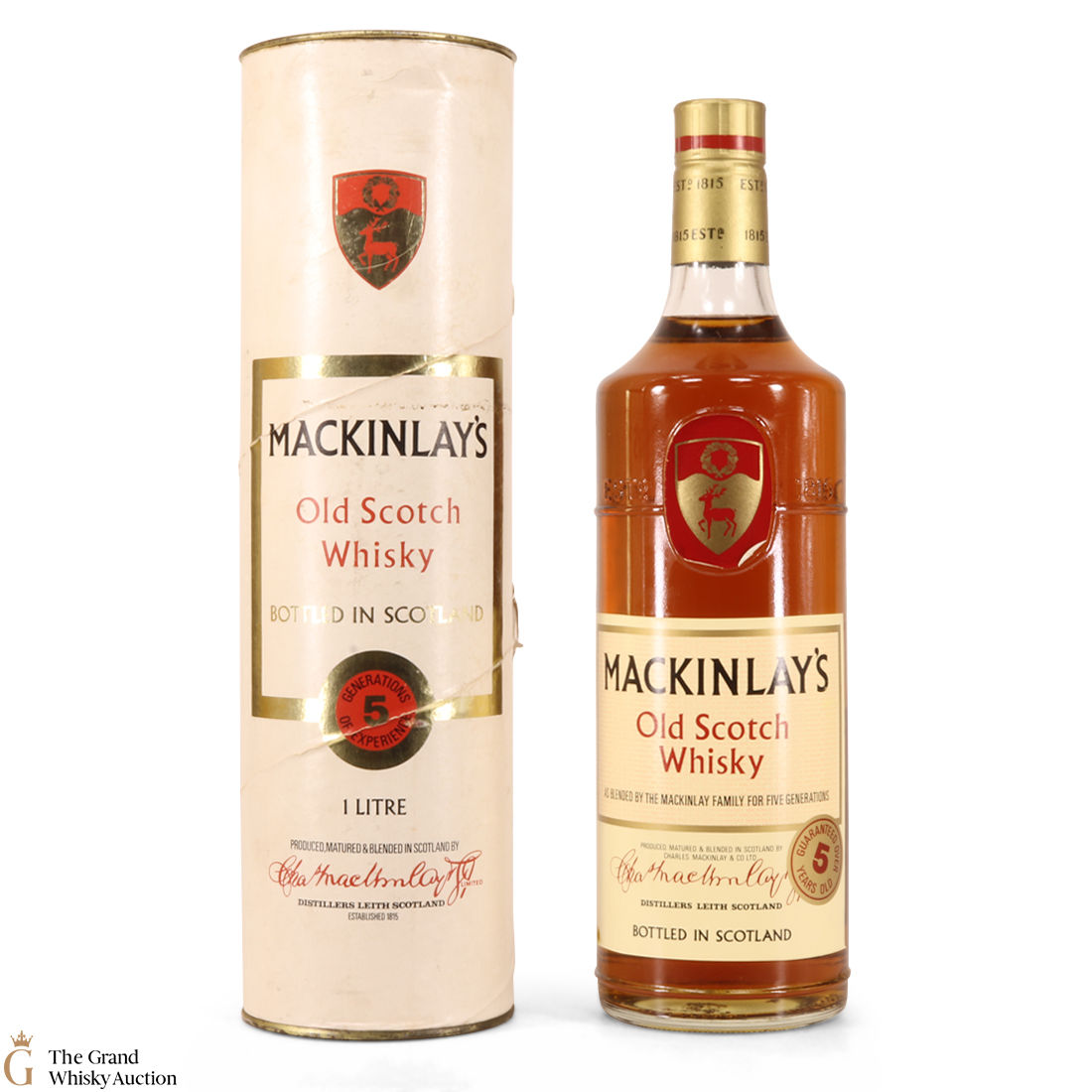 Mackinlay's - 5 Year Old Scotch Whisky 1980s (1L)