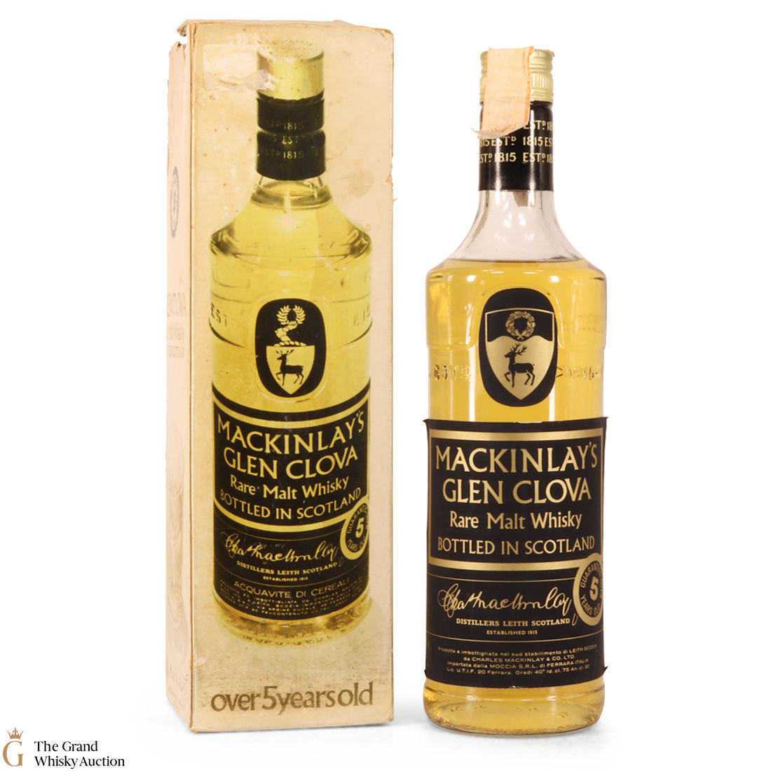 Mackinlay's - Over 5 Year Old Scotch Whisky 1980s