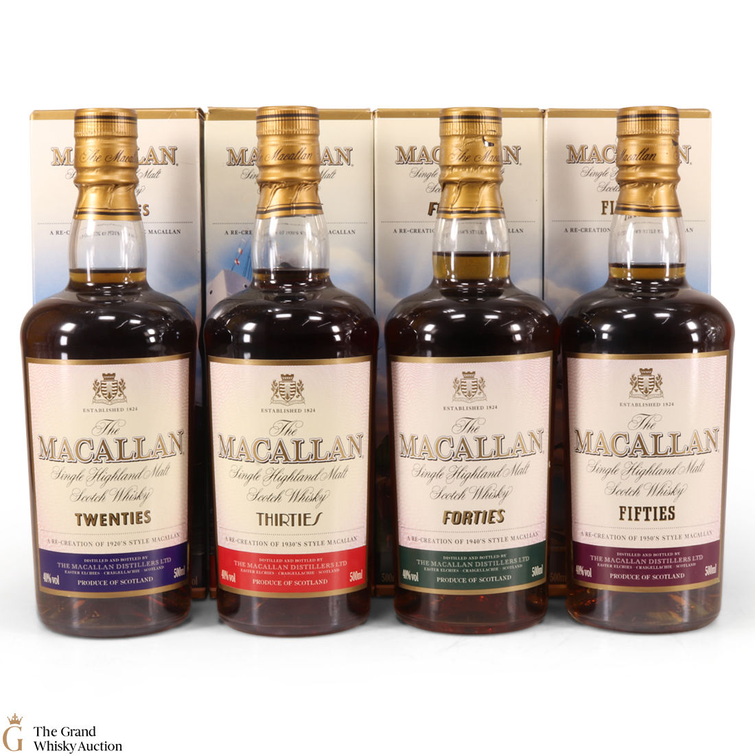 Macallan - Travel Decades Series (4 x 50cl)