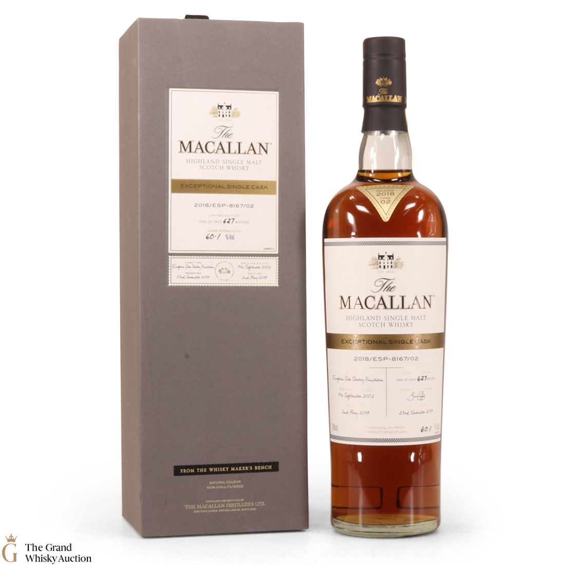 Macallan - 2002 Exceptional Cask #8167-02 / 2018 Release