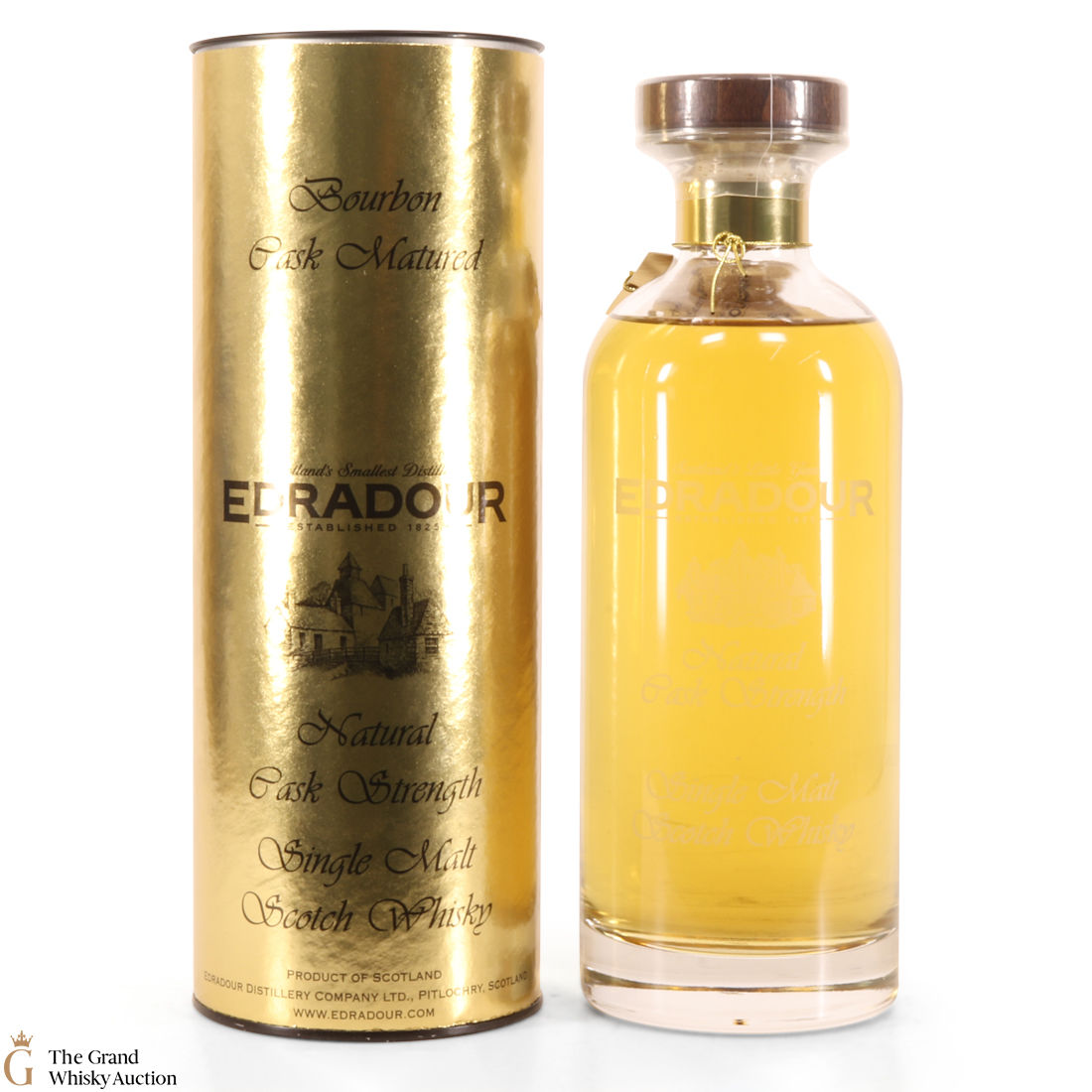 Edradour - 10 Year Old 2008 Bourbon Cask Strength Decanter