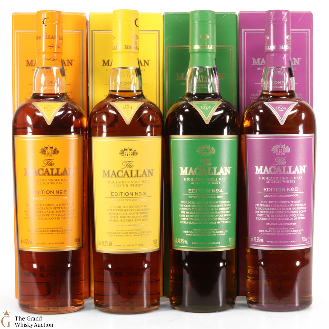 Macallan - Edition 2,3,4,5