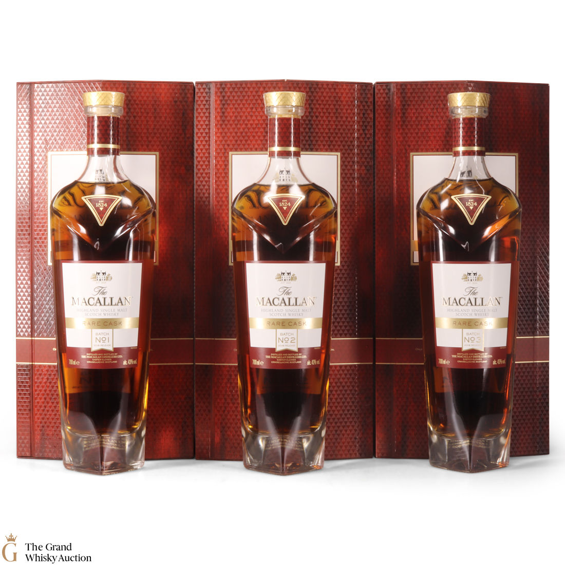 Macallan - Rare Cask No. 1,2 & 3 - 2018