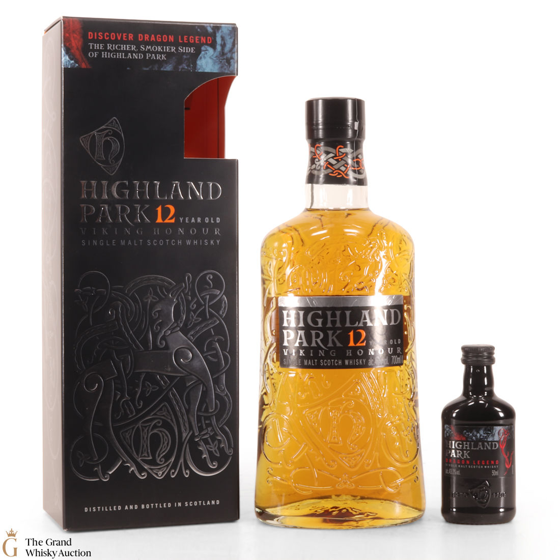 Highland Park - 12 Year Old - Viking Honour + Dragon Legend 5cl