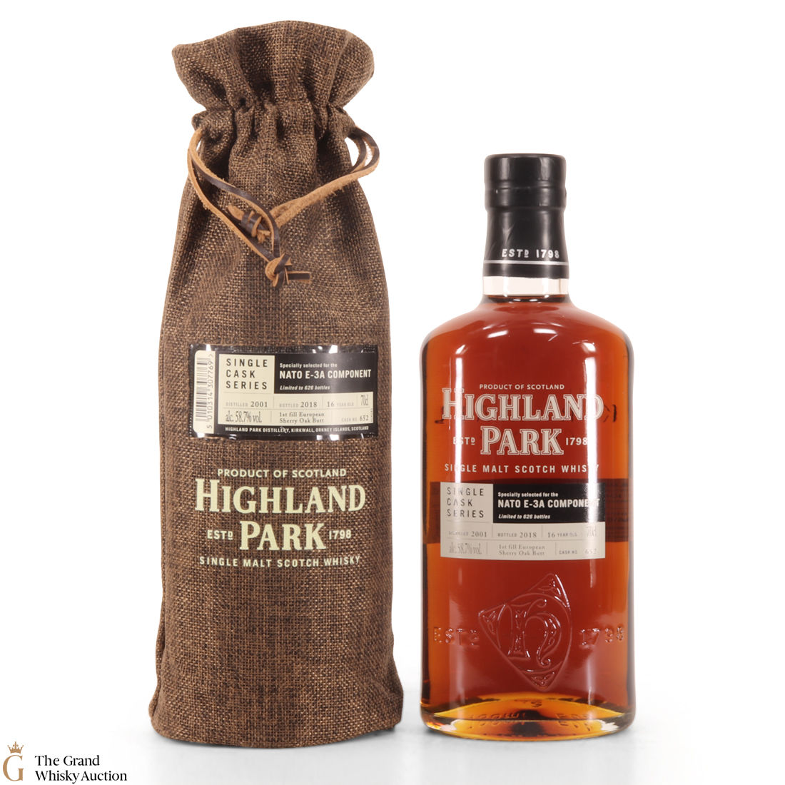 Highland Park - 16 Year Old Single Cask Series #652 Nato E-3A Component