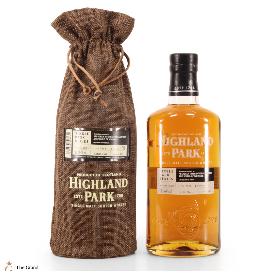 Highland Park - 12 Years Old - Single Cask Series Aberdeen Airport #3631