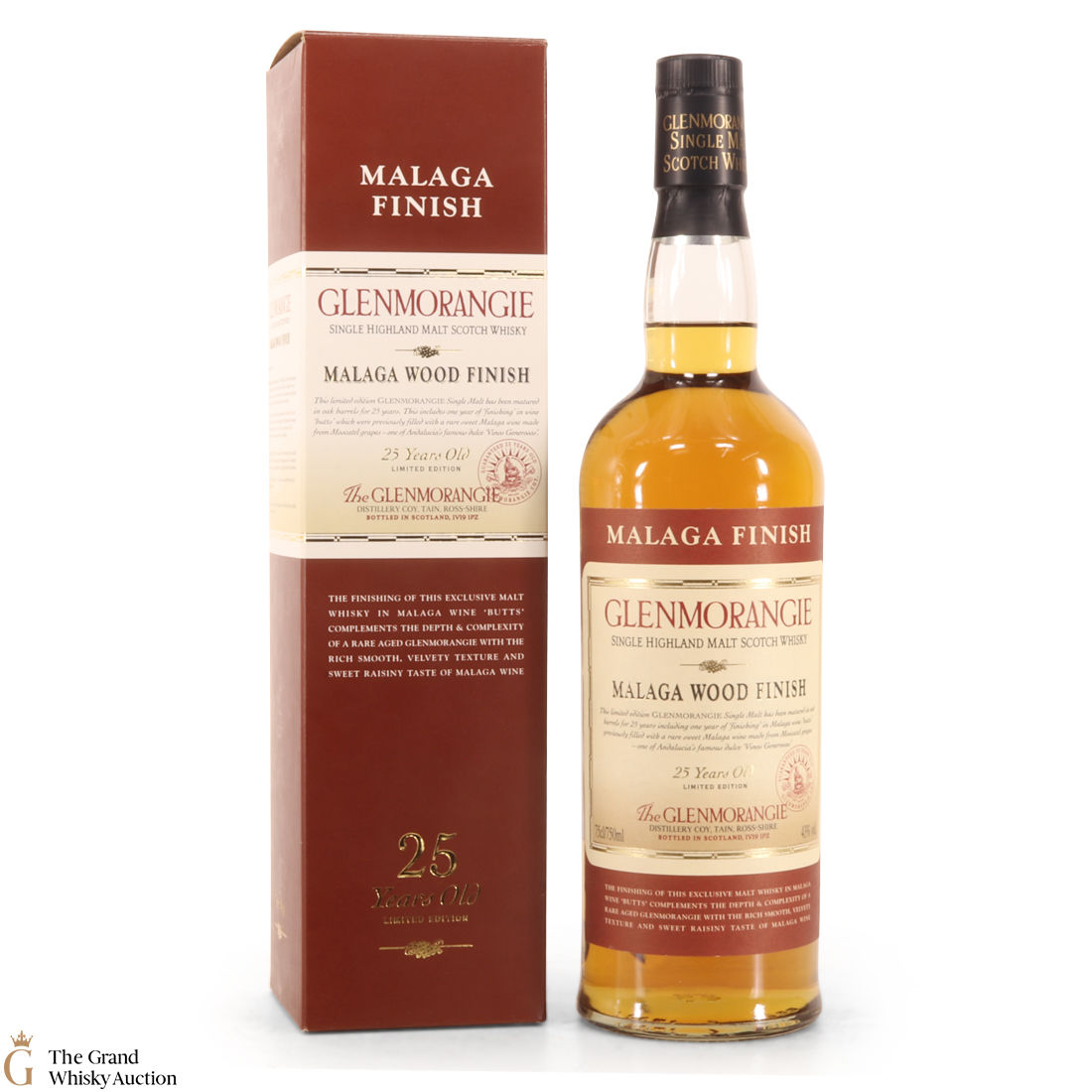 Glenmorangie - 25 Year Old Malaga Wood Finish