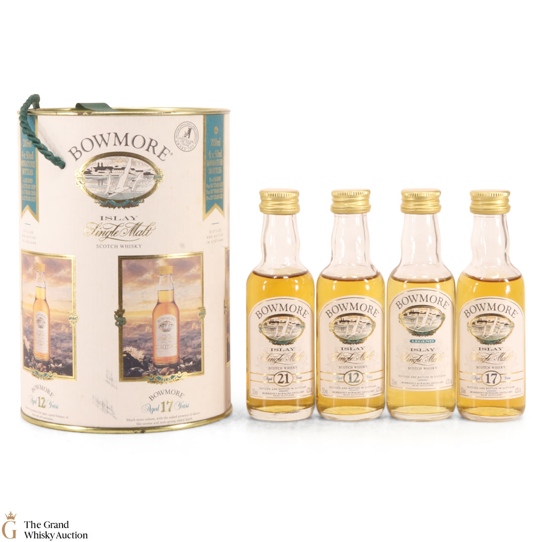 Bowmore - 4 Miniatures (Inc 21 Year Old)