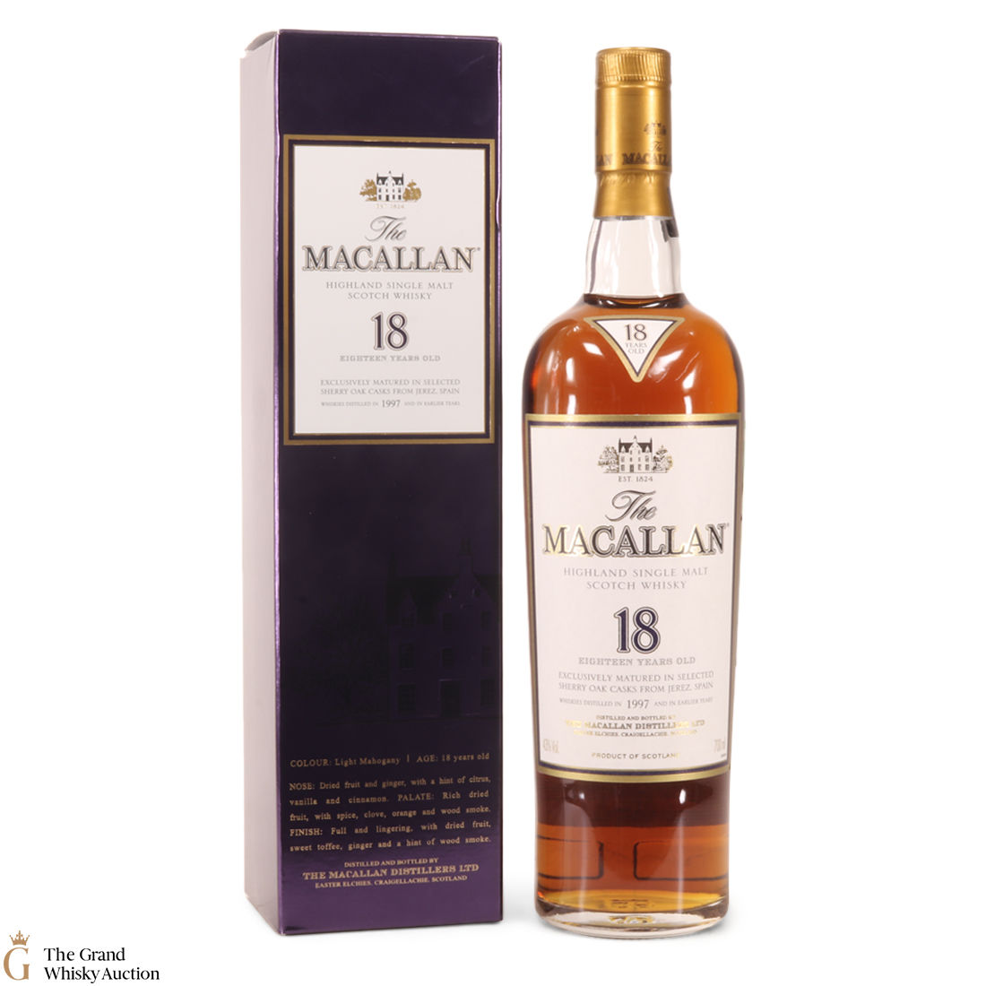 Macallan - 18 Year Old Sherry Oak (1997)