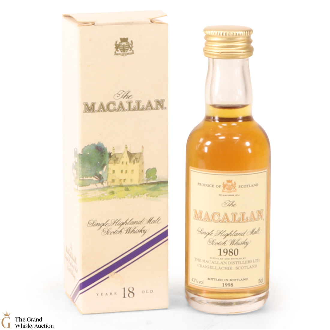 Macallan - 18 Year Old 1980 - Mini 5cl