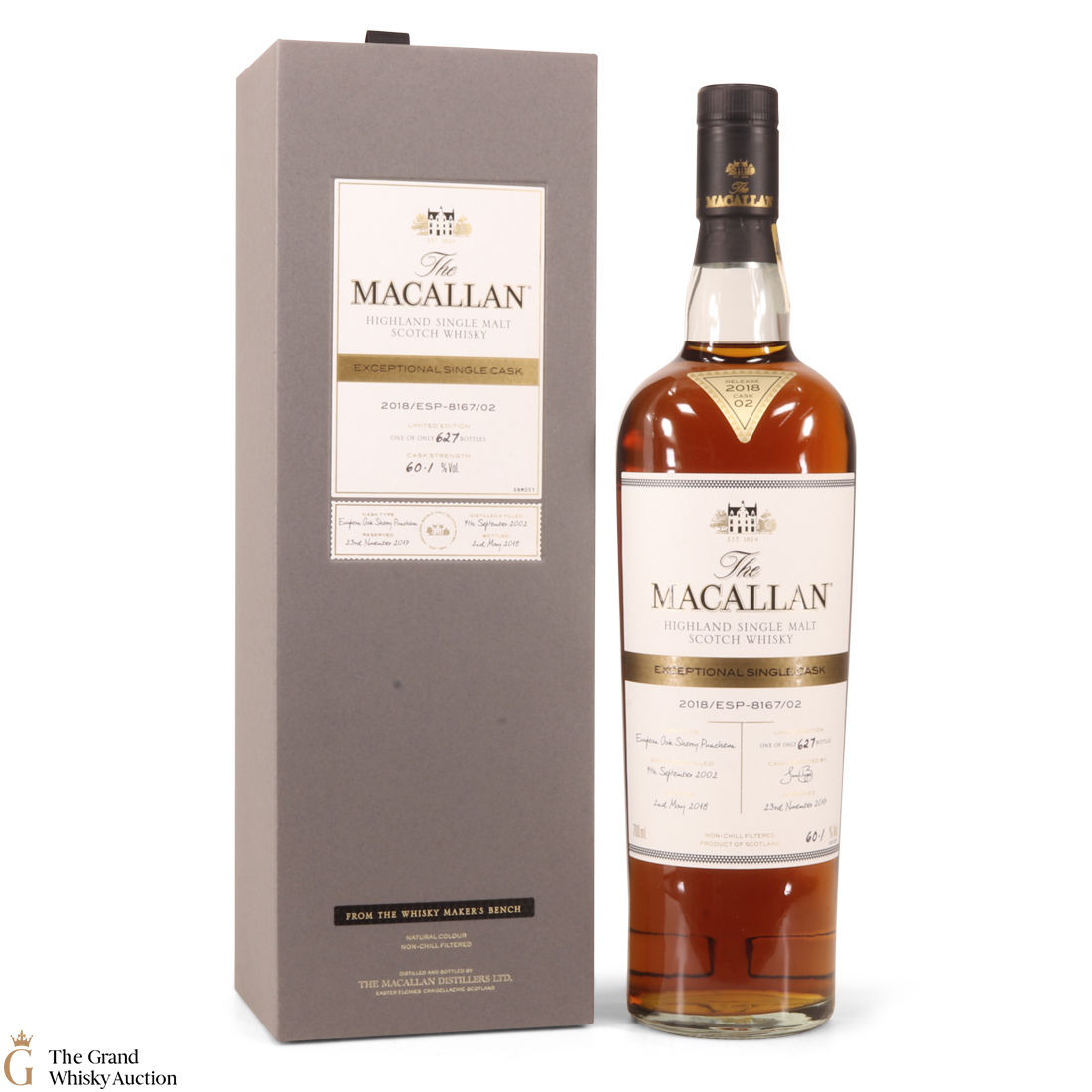 Macallan - 2002 Exceptional Cask #8167-02 / 2018 Release