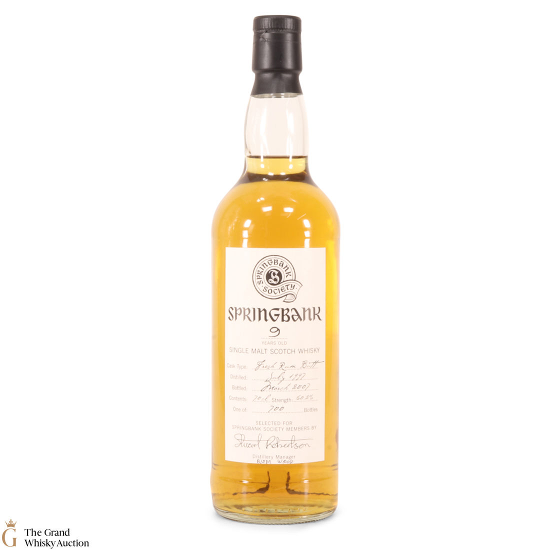Springbank - 9 Year Old 1997 Fresh Rum Butt 60.2%