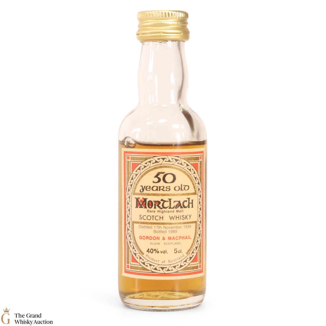 Mortlach - 50 Year Old 1939 G&M 5cl