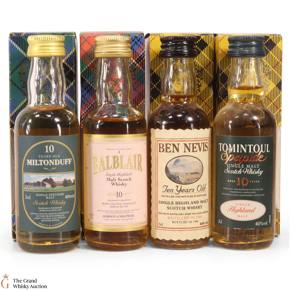 Assorted Minis - 10 Year Old (4 x 5cl)