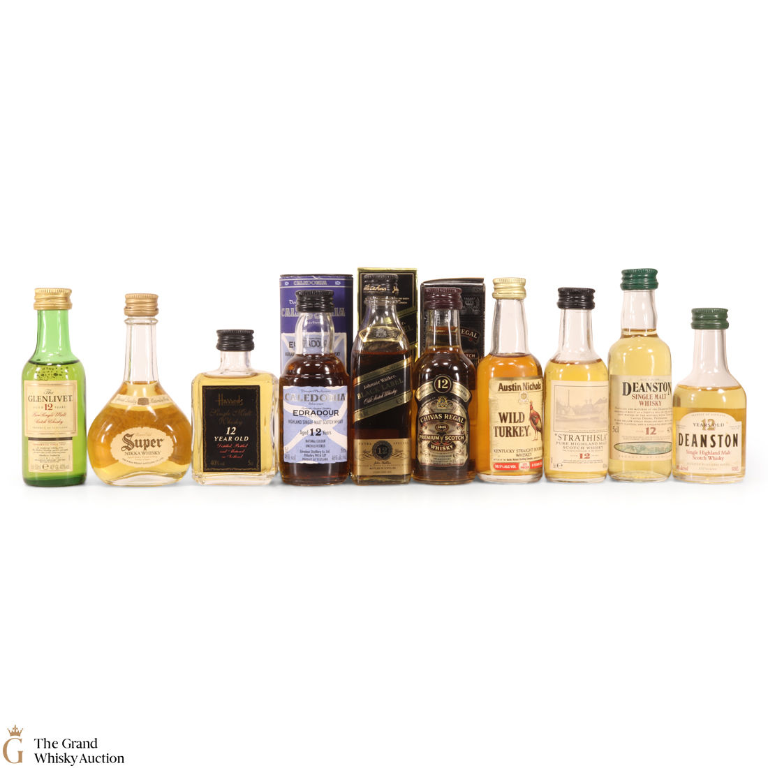 Assorted Minis - Whiskies & Bourbon (10 x 5cl)