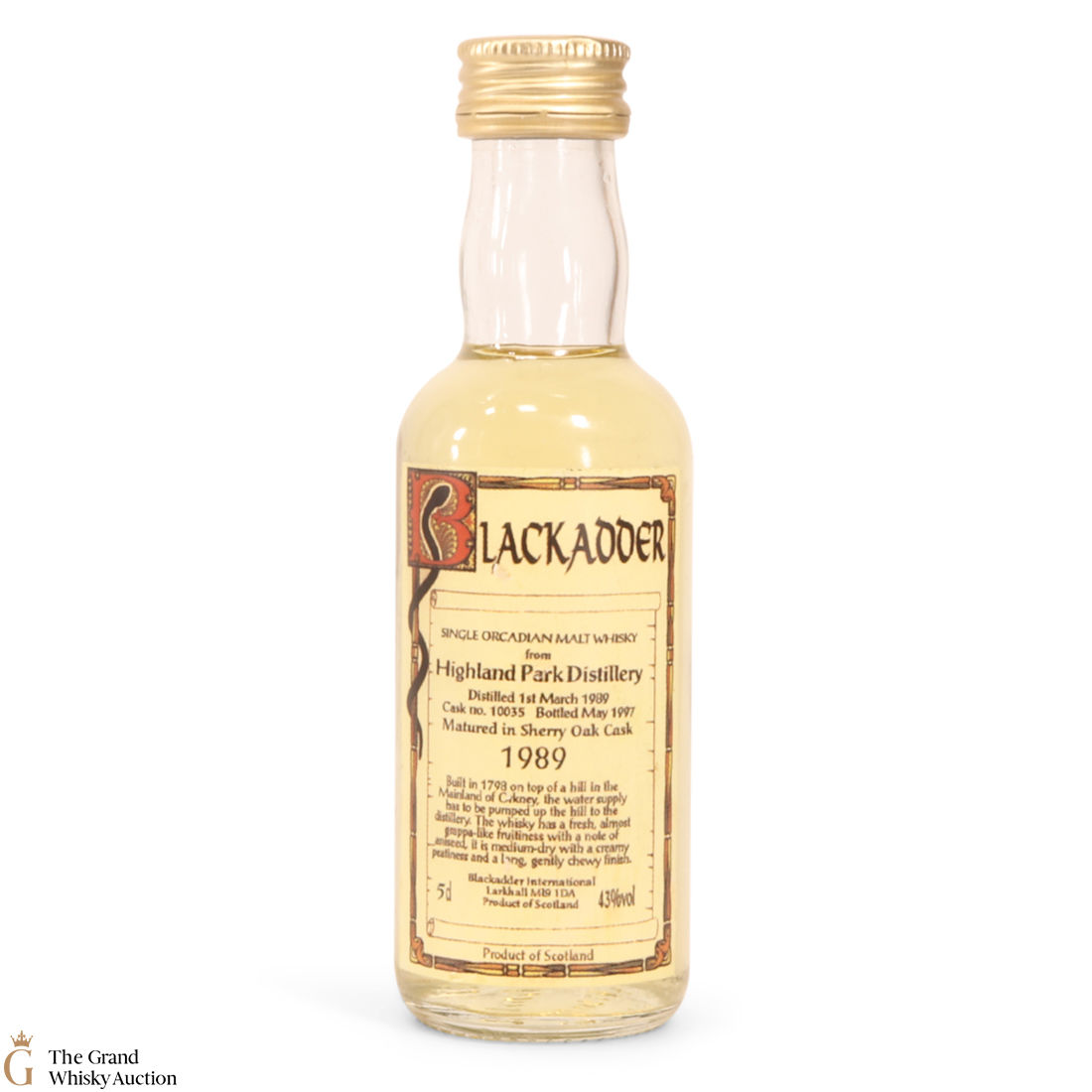Highland Park - 1989 Blackadder (5cl)