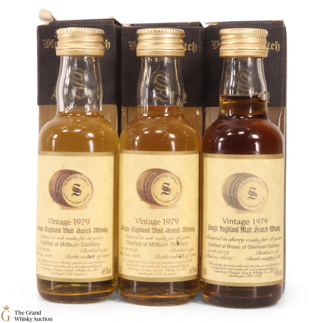 Signatory - 1979 Vintage (3 x 5cl)