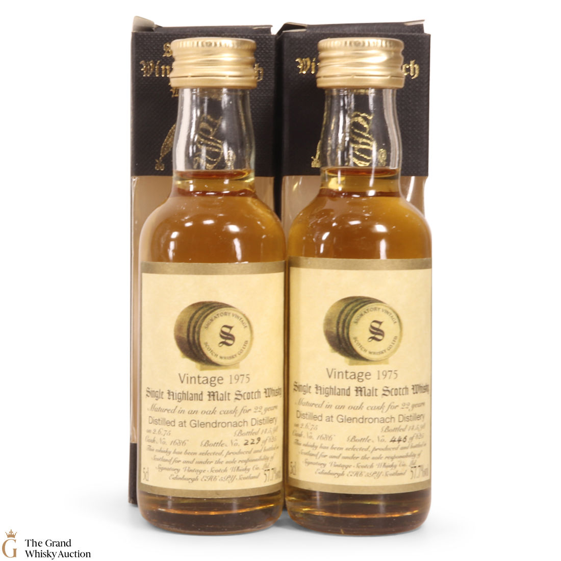 Glendronach - 22 Year Old (1975) - Signatory (2 x 5cl)