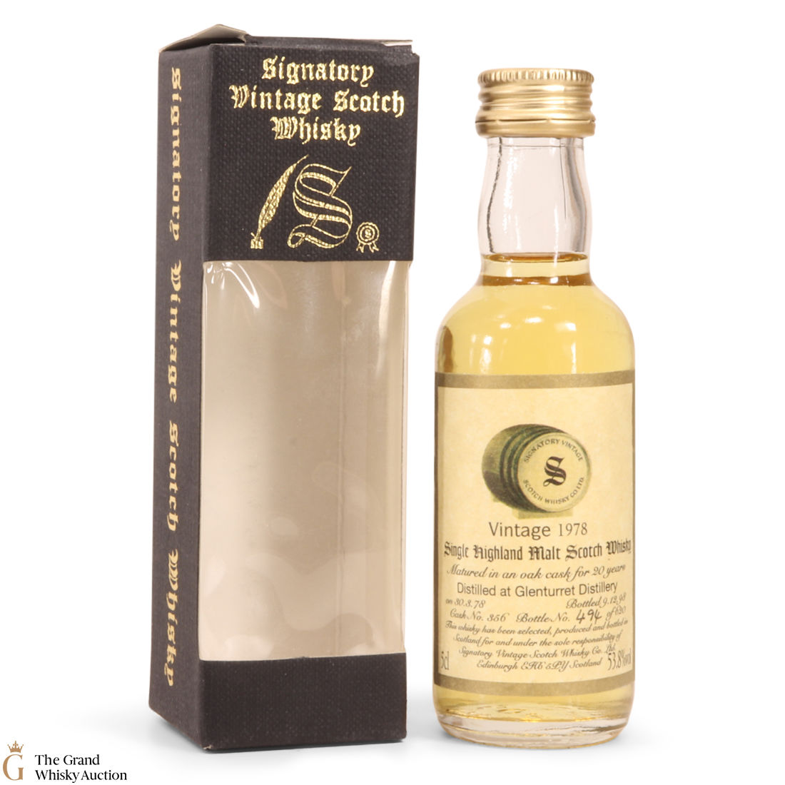 Glenturret - 20 Year Old (1978) - Signatory (5cl)