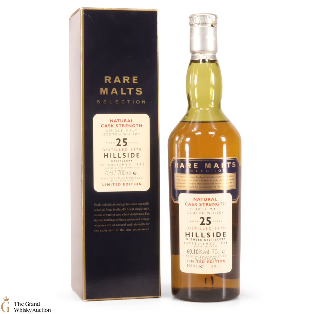 Hillside - 25 Year Old (1970) - Rare Malts 60.10% 