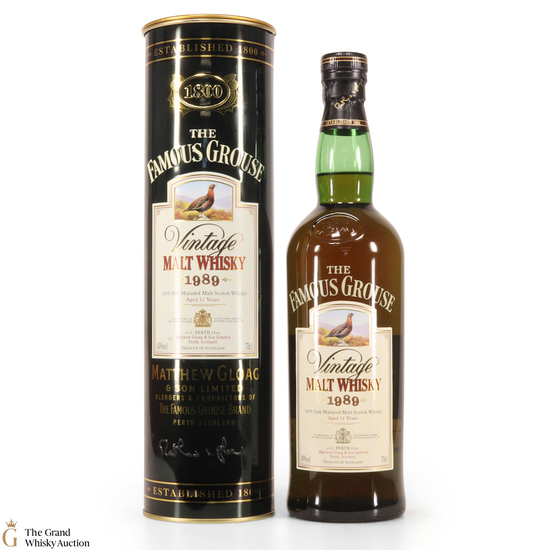 Famous Grouse - 12 Year Old - 1989 Vintage 