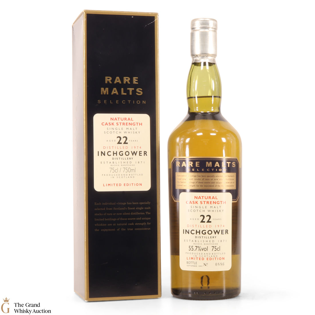 Inchgower - 22 Year Old 1974 75cl Rare Malts