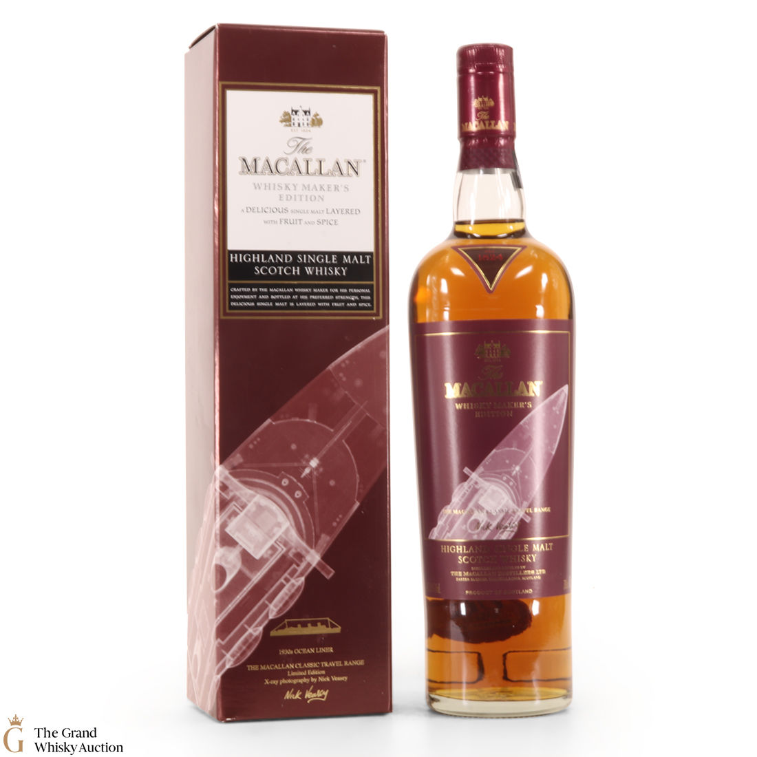Macallan - Whisky Maker's Edition - Classic Travel Range 1930s Ocean Liner
