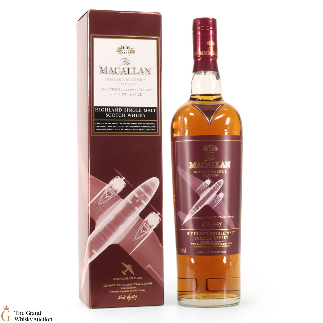 Macallan - Whisky Maker's Edition - Classic Travel Range 1930s Propeller Plane