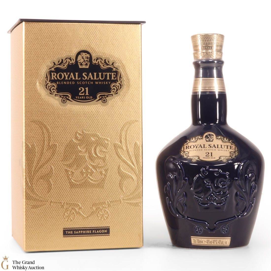Chivas - Royal Salute - 21 Year Old - Sapphire Flagon