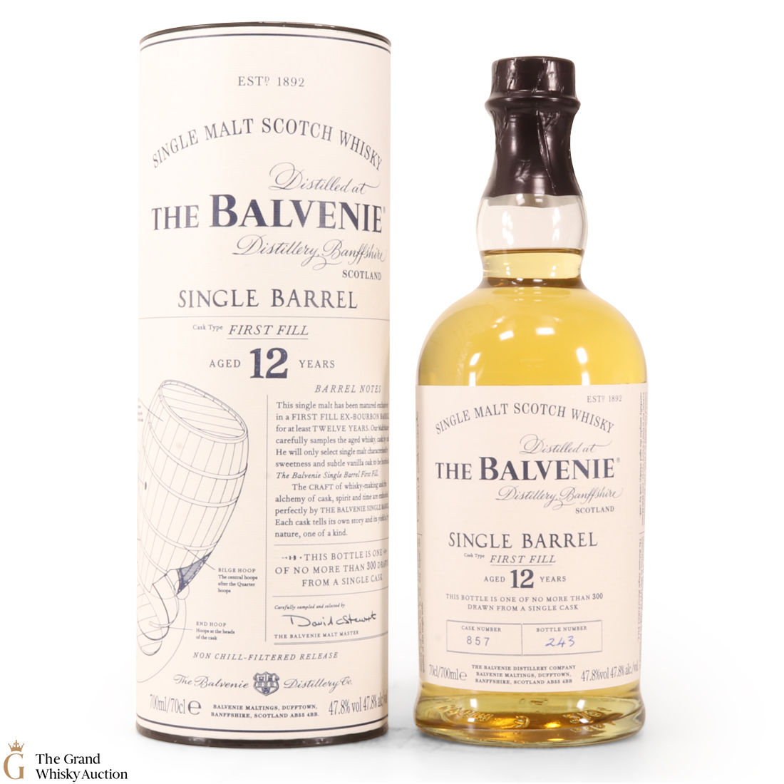 Balvenie - 12 Year Old  Single Barrel #857