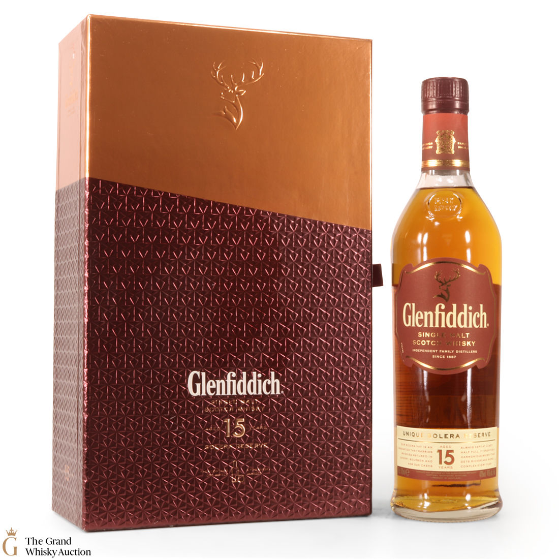 Glenfiddich - 15 Year Old - Solera Reserve (& 2 Glasses)