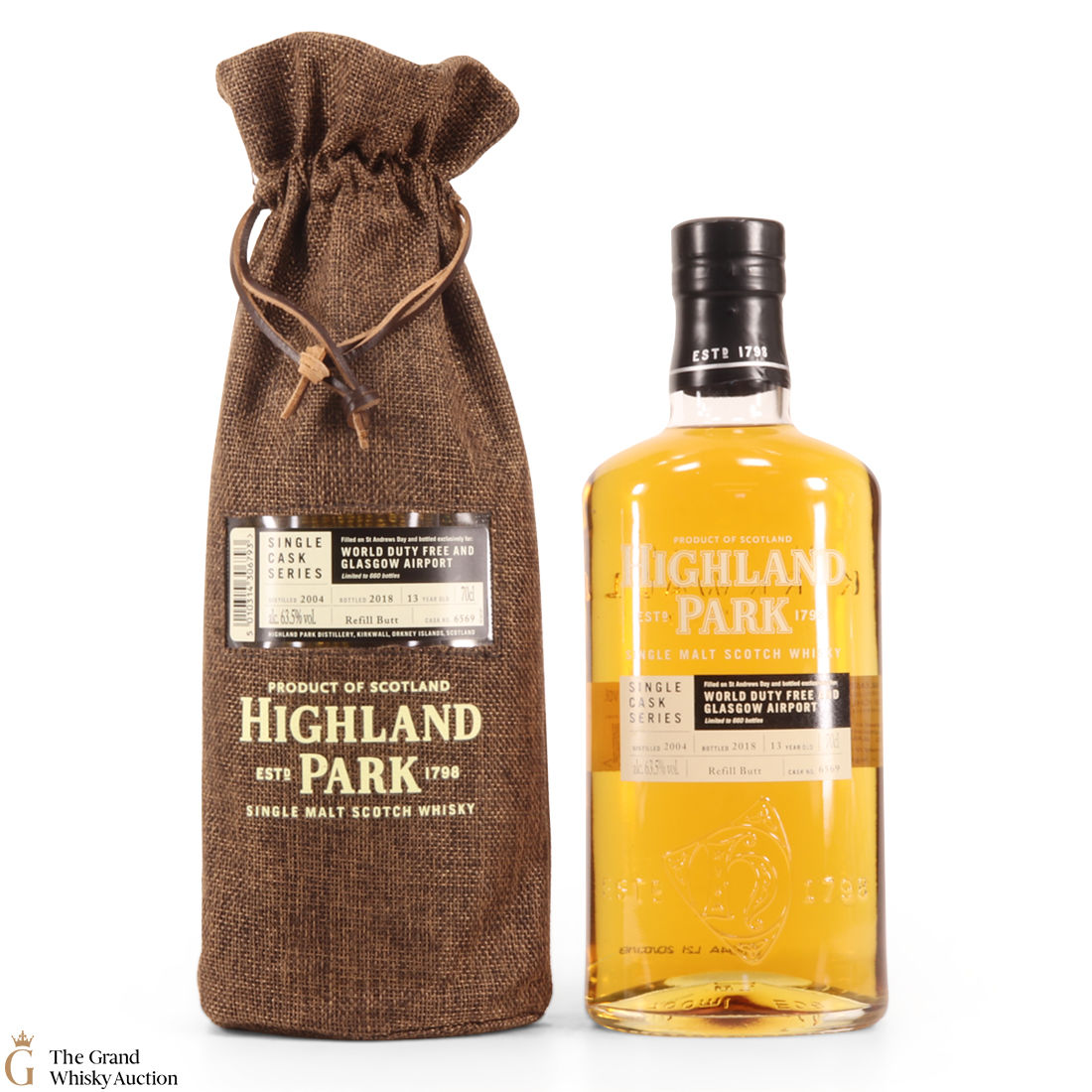 Highland Park - 13 Year Old - Single Cask #6569 -  World Duty Free & Glasgow Airport