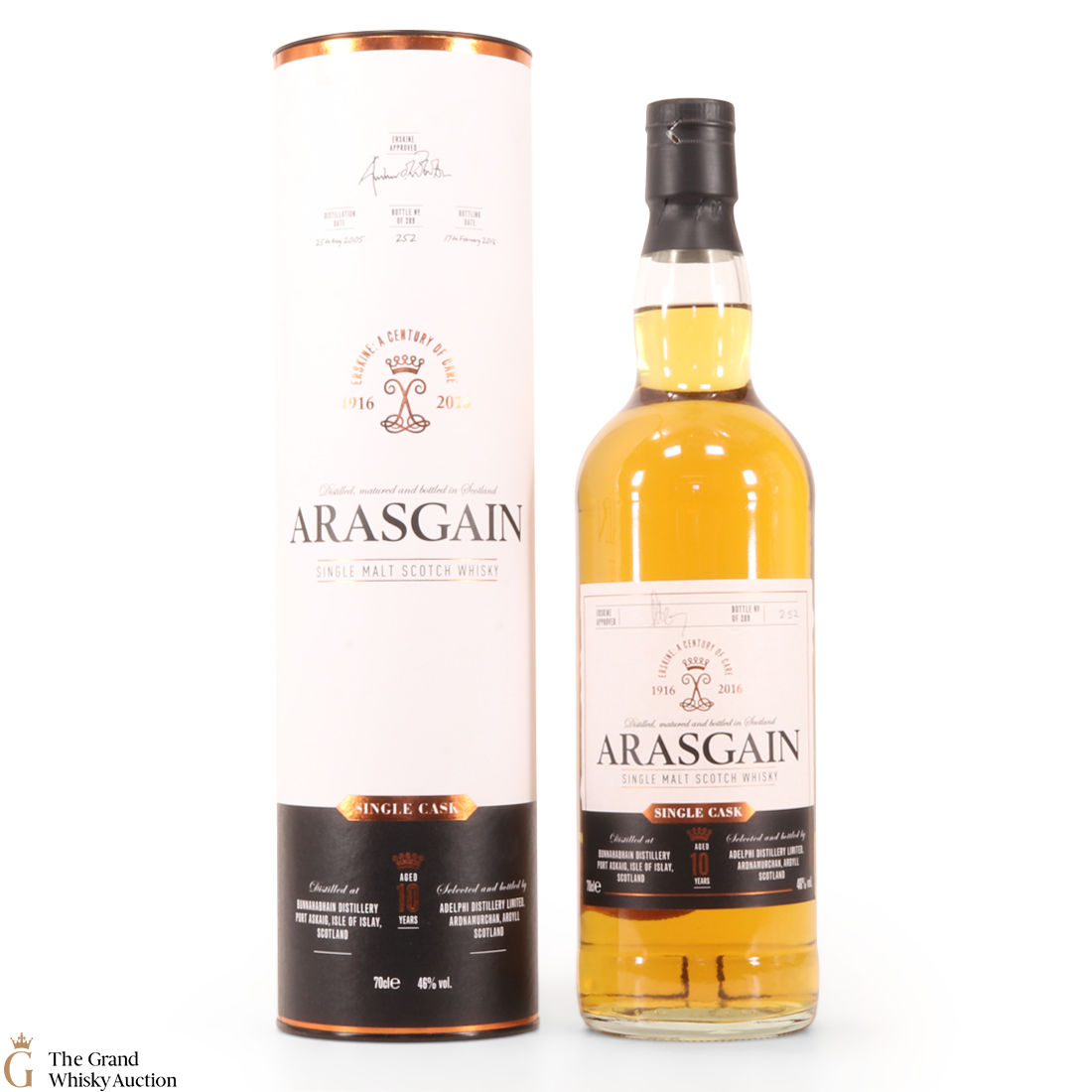 Bunnahabhain - 10 Year Old - 'Arasgain' Adelphi Single Cask 