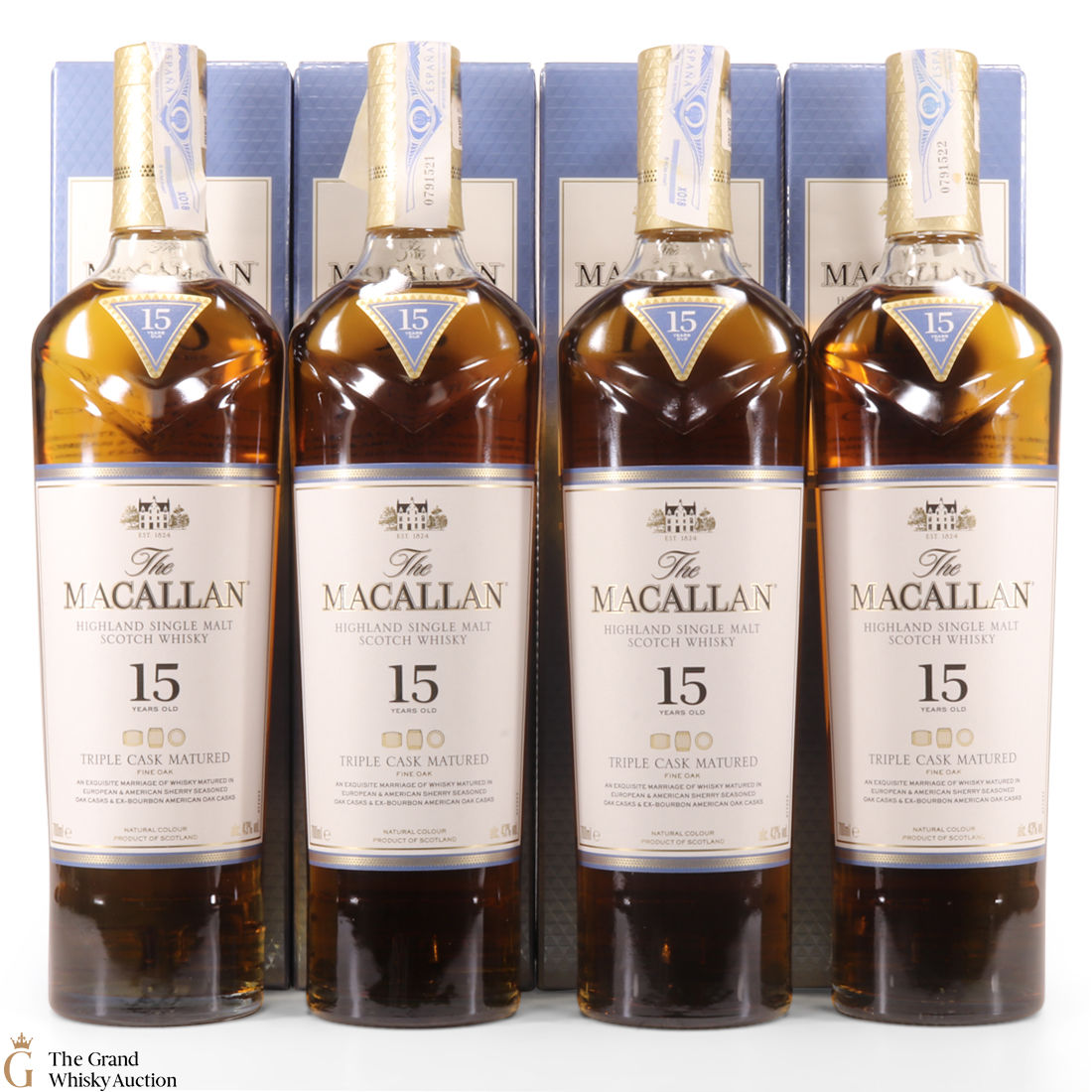 Macallan - 15 Year Old - Triple Cask 2018 (Fine Oak) x 4
