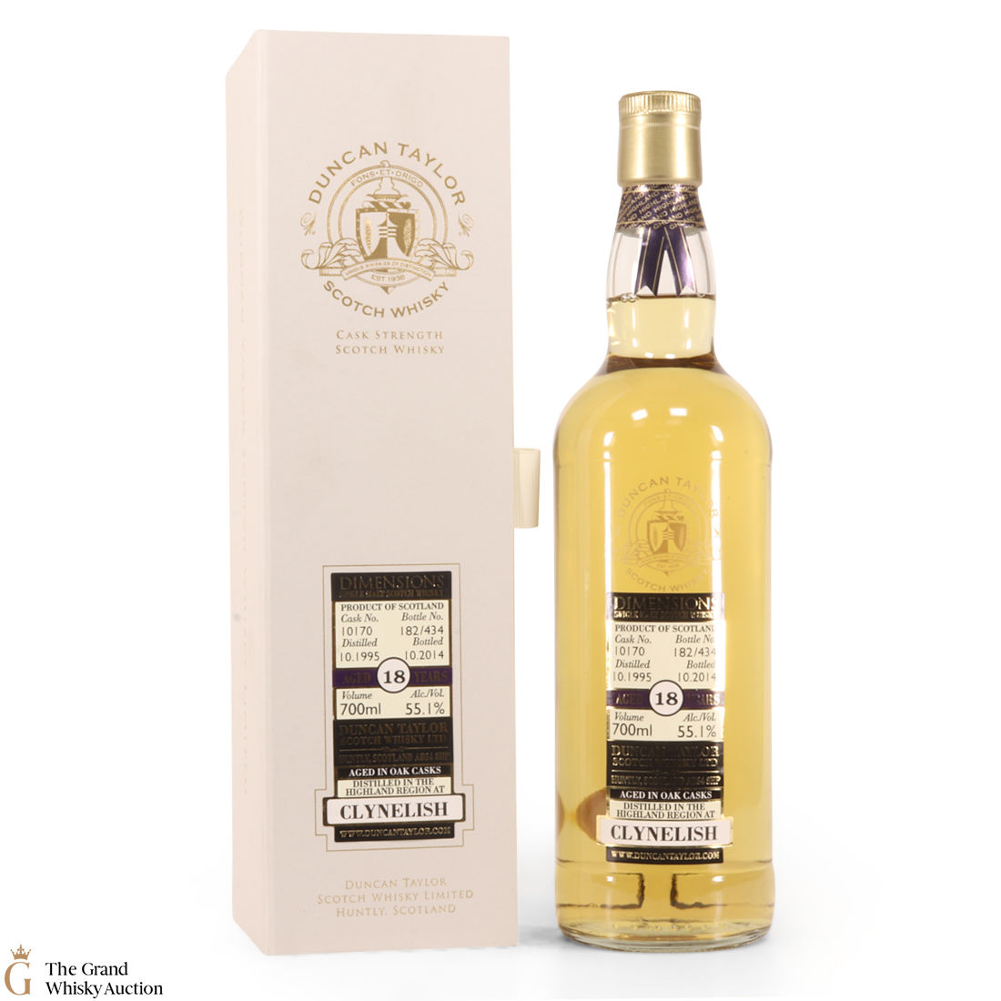 Clynelish - 18 Year Old (1995) - Dimensions - Duncan Taylor 