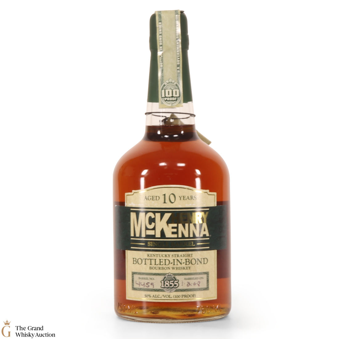 Henry McKenna - 2008 Single Barrel Bourbon 10 Year Old #4459