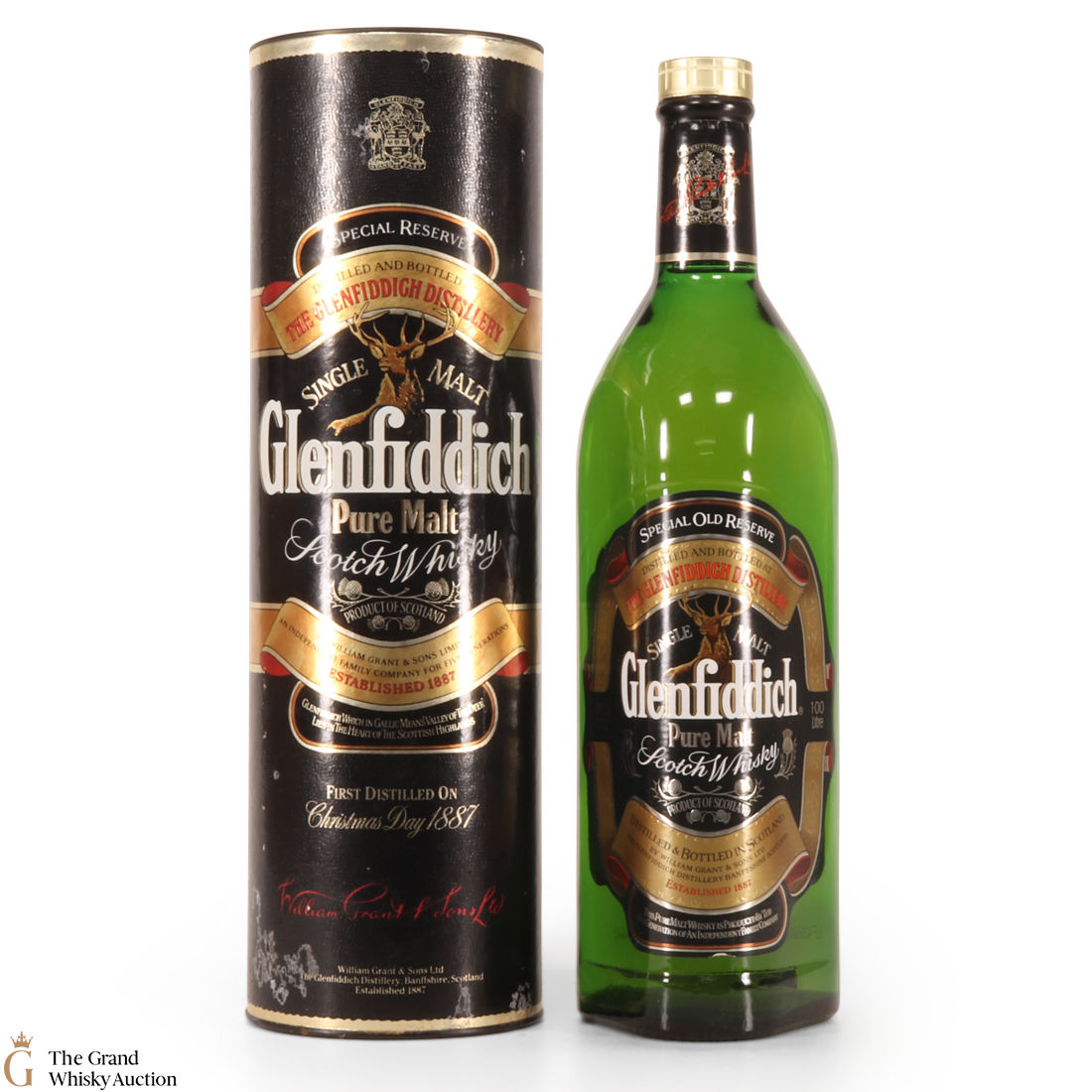 Glenfiddich - Pure Malt 1980's 1L