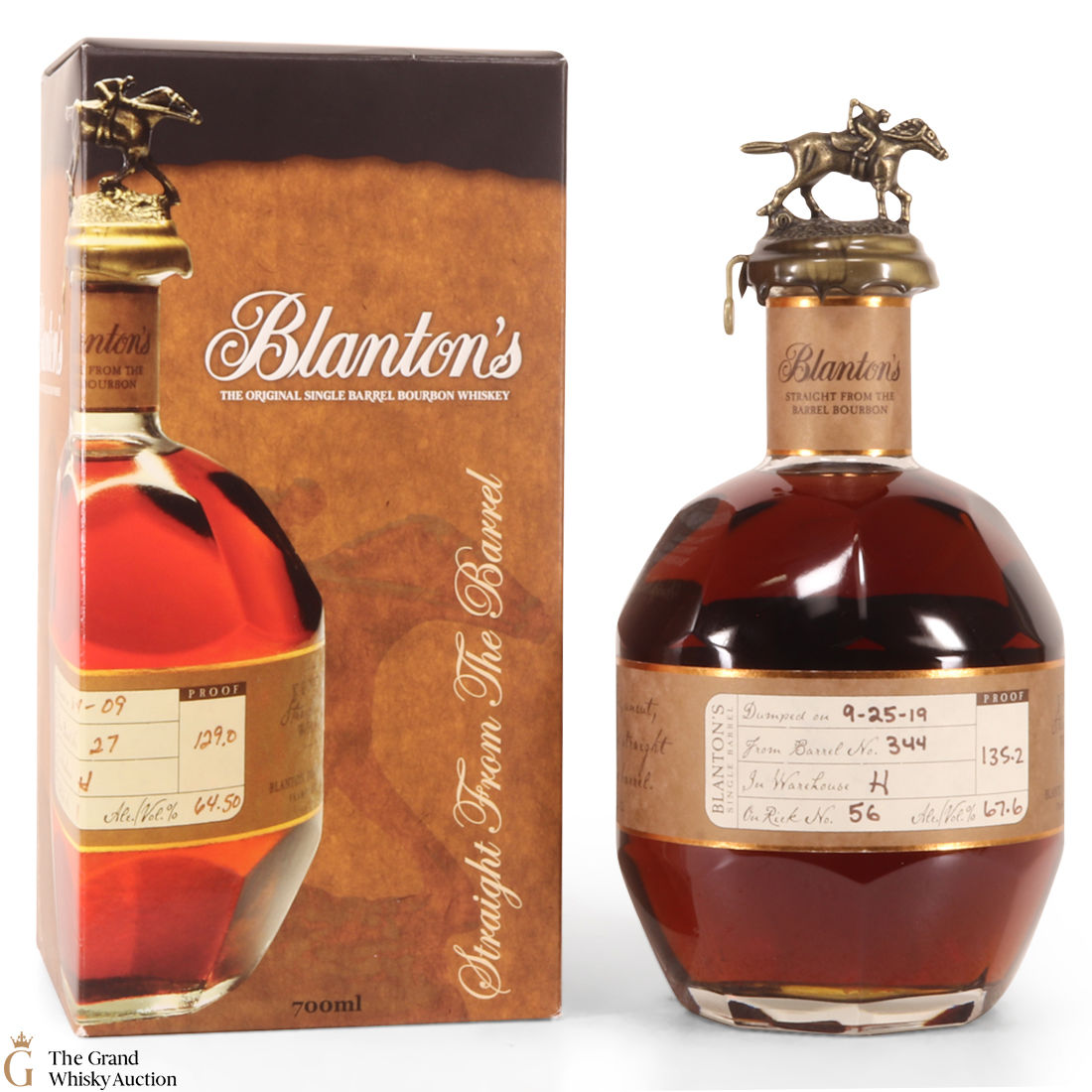 Blanton's - Straight from the barrel #344 135.2 Proof