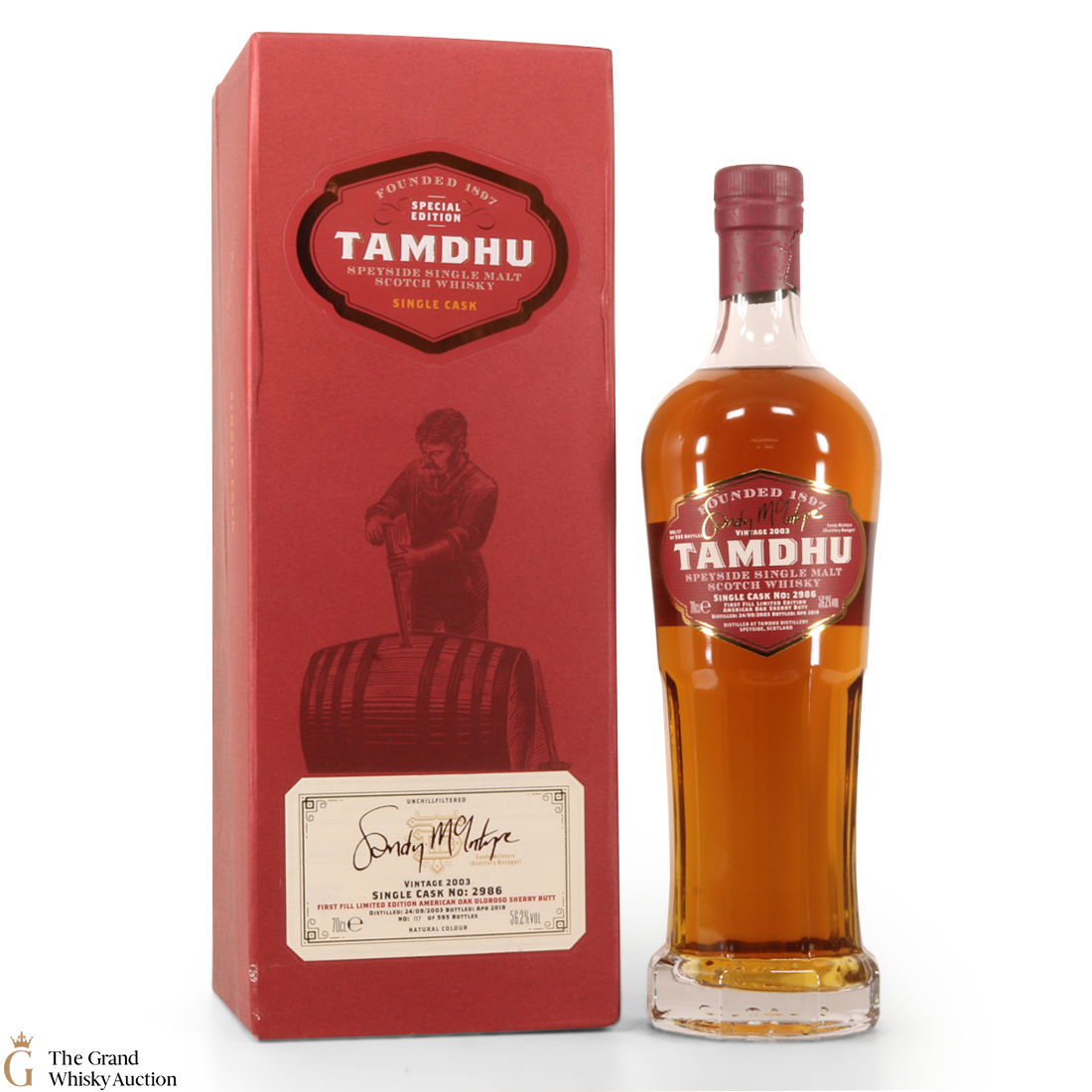 Tamdhu - 15 Year Old (2003) - Single Cask #2986 Manager's Edition